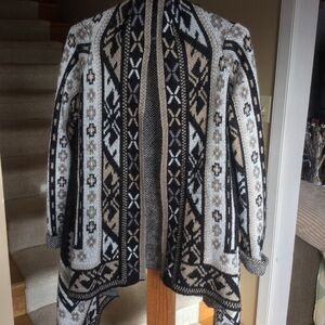 Designer Poncho style cardigan